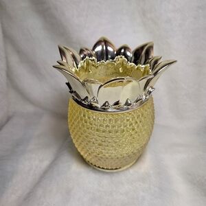 Iridescent Pineapple and Gold Foaming Soap Holder for Bath & Body Works